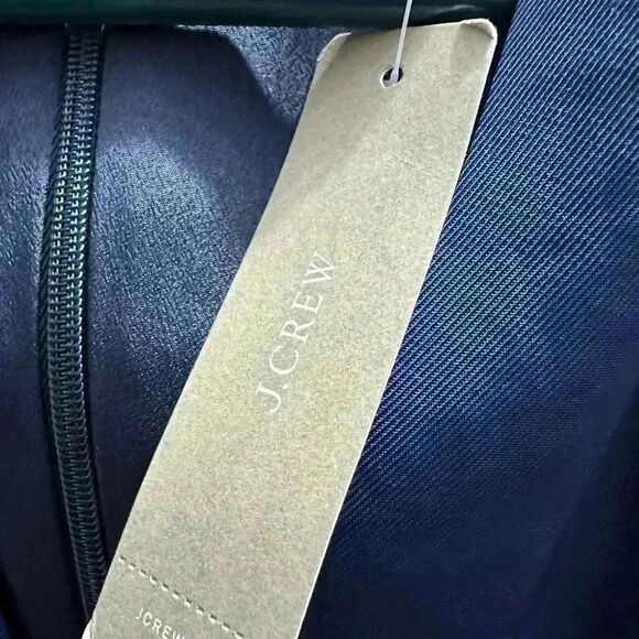 J. Crew Sheath Midi Dress Size XS Navy blue Lining Sleeveless NWT 11 - Picture 6 of 10